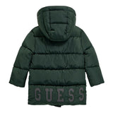 Guess Giubbino tinta unita con Cappuccio Verde per Bambino N5BL02WB240 VERDE GUESS 