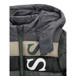 Guess Giubbino tinta unita con Cappuccio Verde per Bambino N5BL09WEGY0 VERDE GUESS 