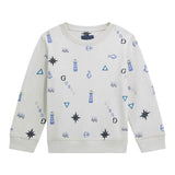 Guess Felpa tinta unita Girocollo con Stampa Grigio per Neonato N5BQ03KAX74 GRIGIO GUESS 