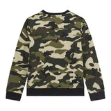 Guess Felpa tinta unita con Fantasia Militare Verde per Neonato N5BQ05KAD74N VERDE GUESS 