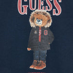 Guess Felpa tinta unita con Stampa Blu per Neonato N5BQ07KAD74 BLU GUESS 