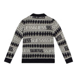 Guess Cardigan Bicolore con Loghi Bianco per Bambino N5BR06Z2BB0XJ BIANCO GUESS 