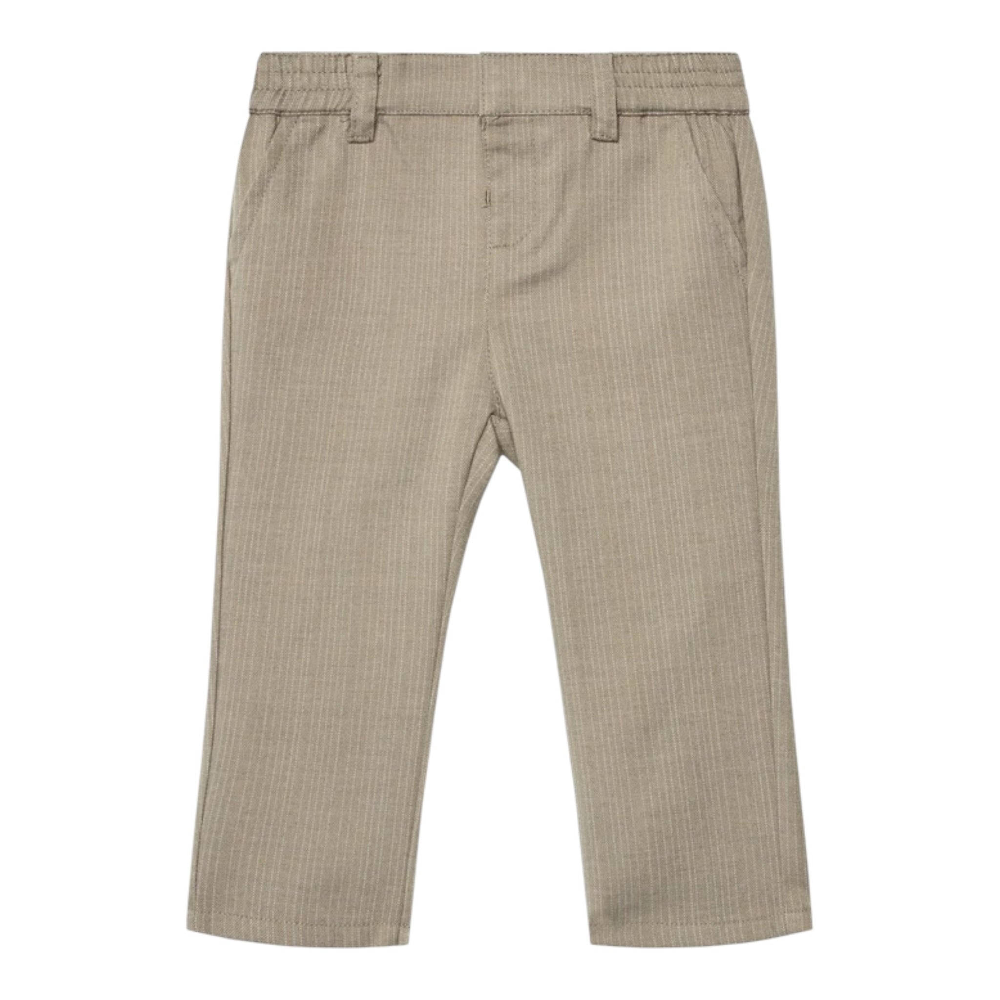 Guess Completo 2Pz Pantalone tinta unita con Elastico In Vita-Camicia Fango per Bambino N5RG03 FANGO GUESS 