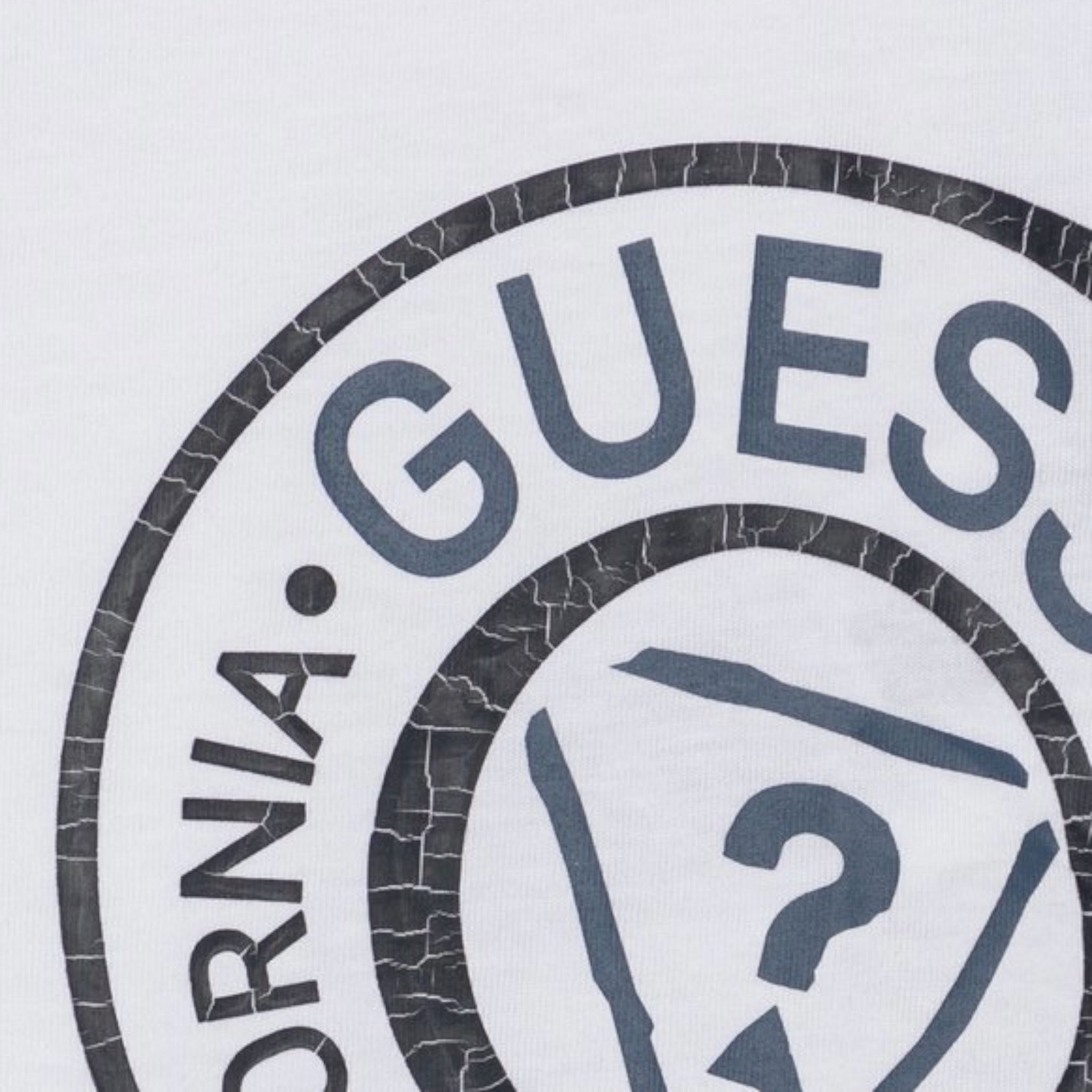 Guess T-Shirt tinta unita con Stampa Bianco per Bambino N5RI15K8HM4 BIANCO GUESS 