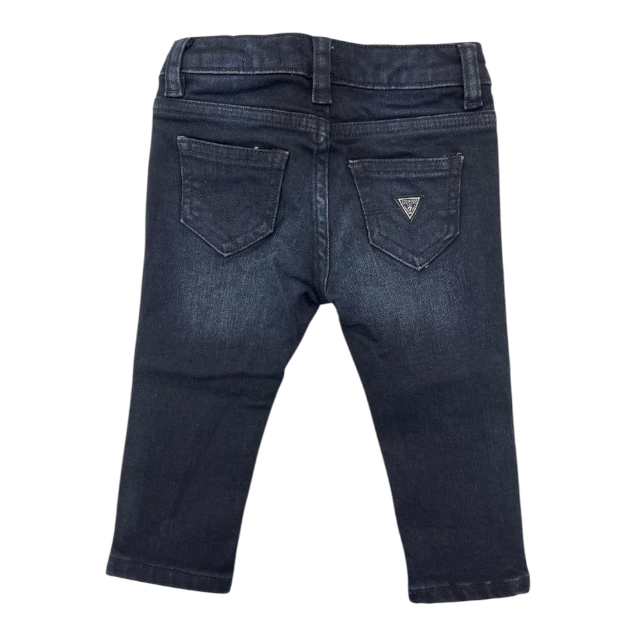 Guess Jeans tinta unita con Girovita Regolabile Blu per Neonato N5YA01D5QU0N BLU GUESS 
