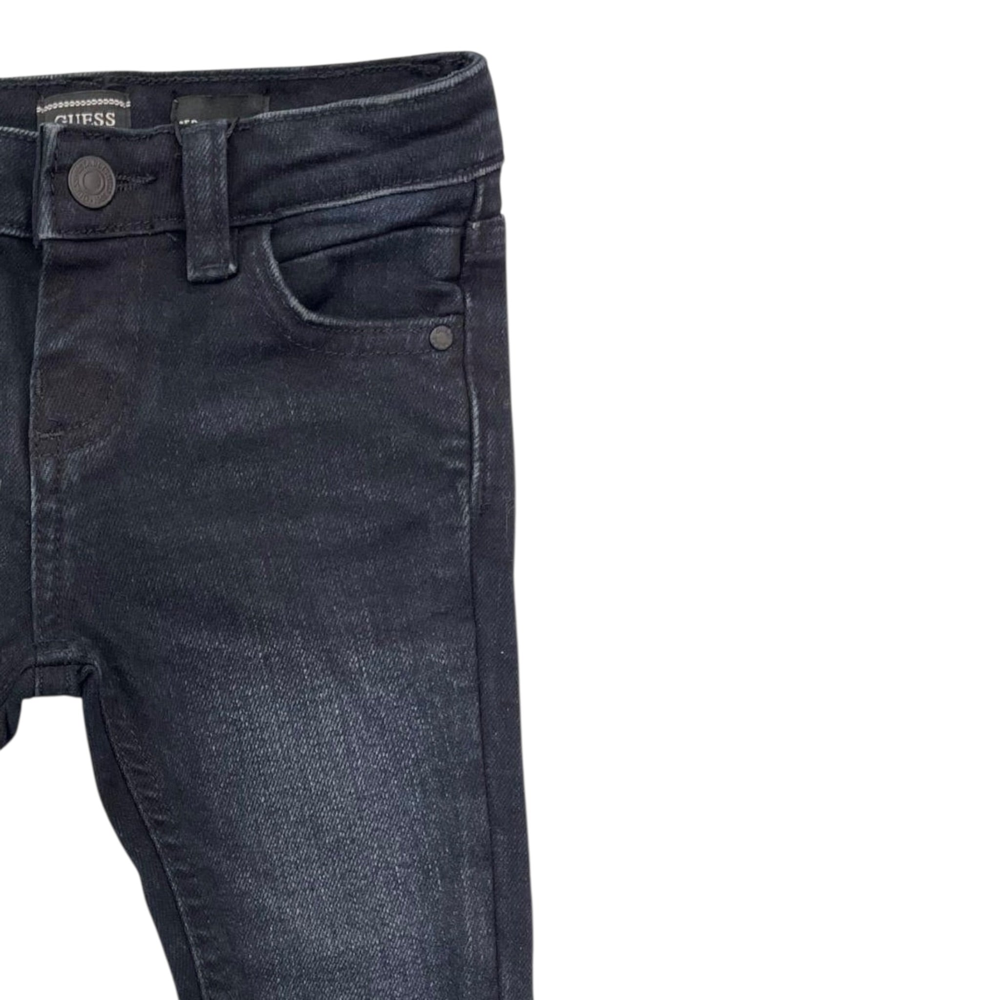 Guess Jeans tinta unita con Girovita Regolabile Blu per Neonato N5YA01D5QU0N BLU GUESS 