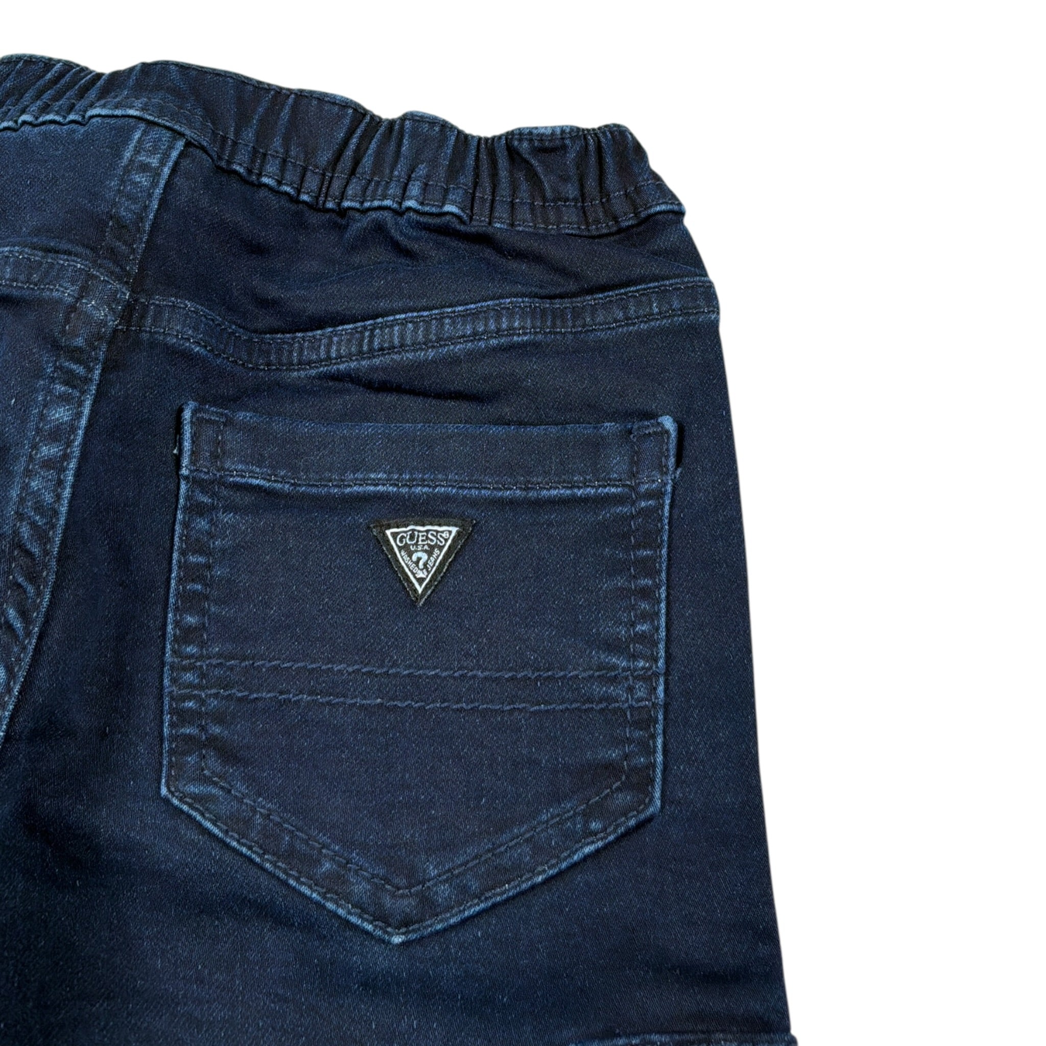 Guess Jeans tinta unita con Elastico In Vita Blu per Bambino N5YA03KCY70JXX BLU GUESS 
