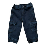 Guess Jeans tinta unita con Elastico In Vita Blu per Neonato N5YA03KCY70XX BLU GUESS 