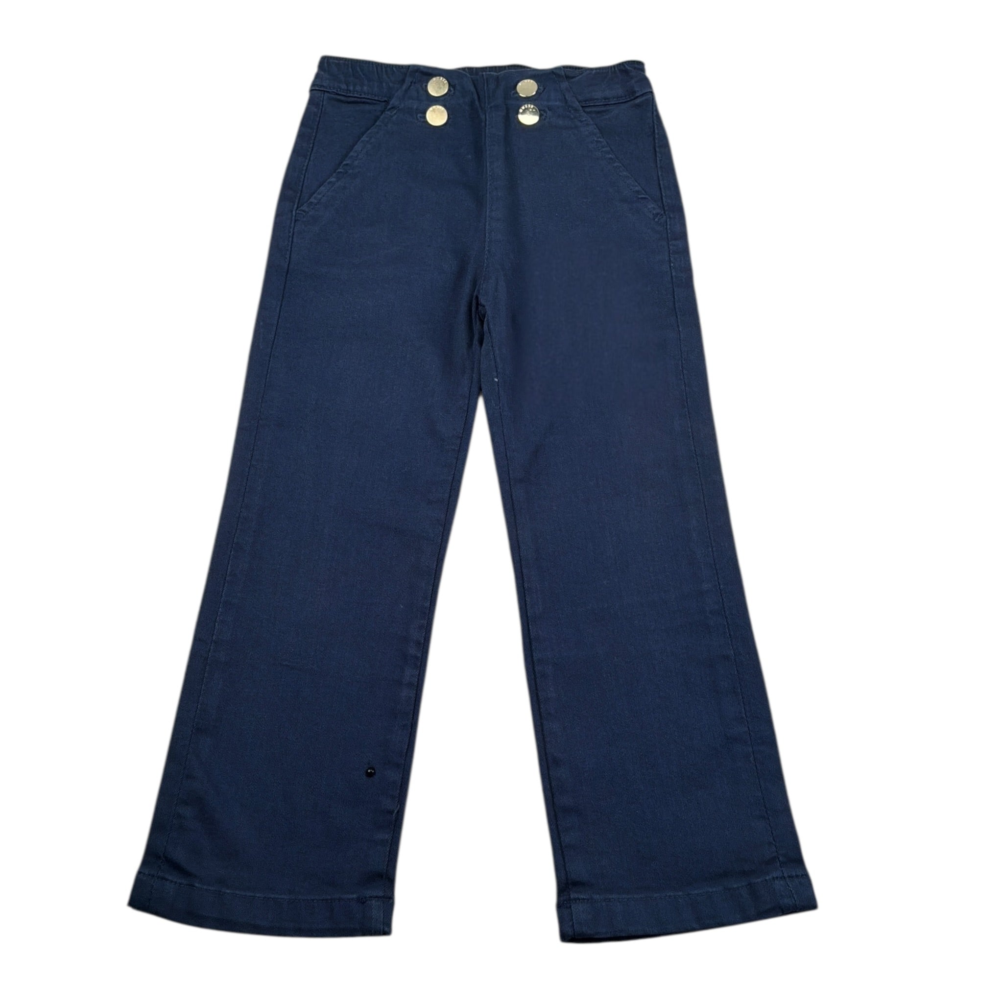 Guess Pantalone tinta unita con Elastico In Vita Blu per Bambina N5YB03WE620 BLU GUESS 