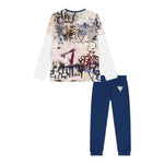 Guess Completo 2Pz Shirt-Pantalone Blu per Neonato N5YG00K8HM4XN BLU GUESS 