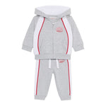 Guess Completo 2Pz Felpa-Pantalone tinta unita Grigio per Bambino N5YG01KA6R4 GRIGIO GUESS 
