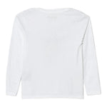 Guess Shirt tinta unita Girocollo con Stampa Bianco per Neonato N5YI03K8HM4X BIANCO GUESS 
