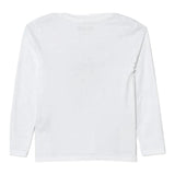 Guess Shirt tinta unita Girocollo con Stampa Bianco per Neonato N5YI03K8HM4X BIANCO GUESS 
