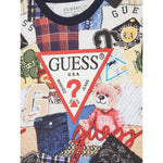 Guess Shirt tinta unita con Fantasia Panna per Neonato N5YI09K8HM4 PANNA GUESS 