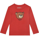 Guess Shirt tinta unita Girocollo con Stampa Rosso per Bambino N5YI125K8HM4J ROSSO GUESS 