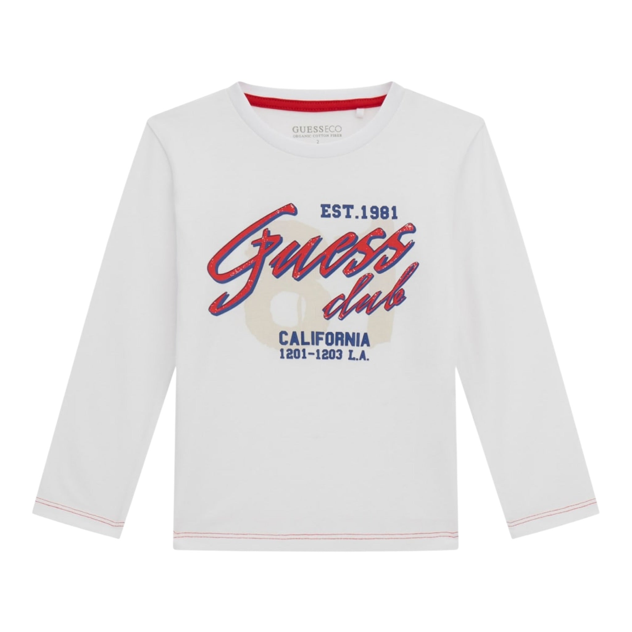 Guess Shirt tinta unita con Stampa Bianco per Neonato N5YI15K8HM4XN BIANCO GUESS 