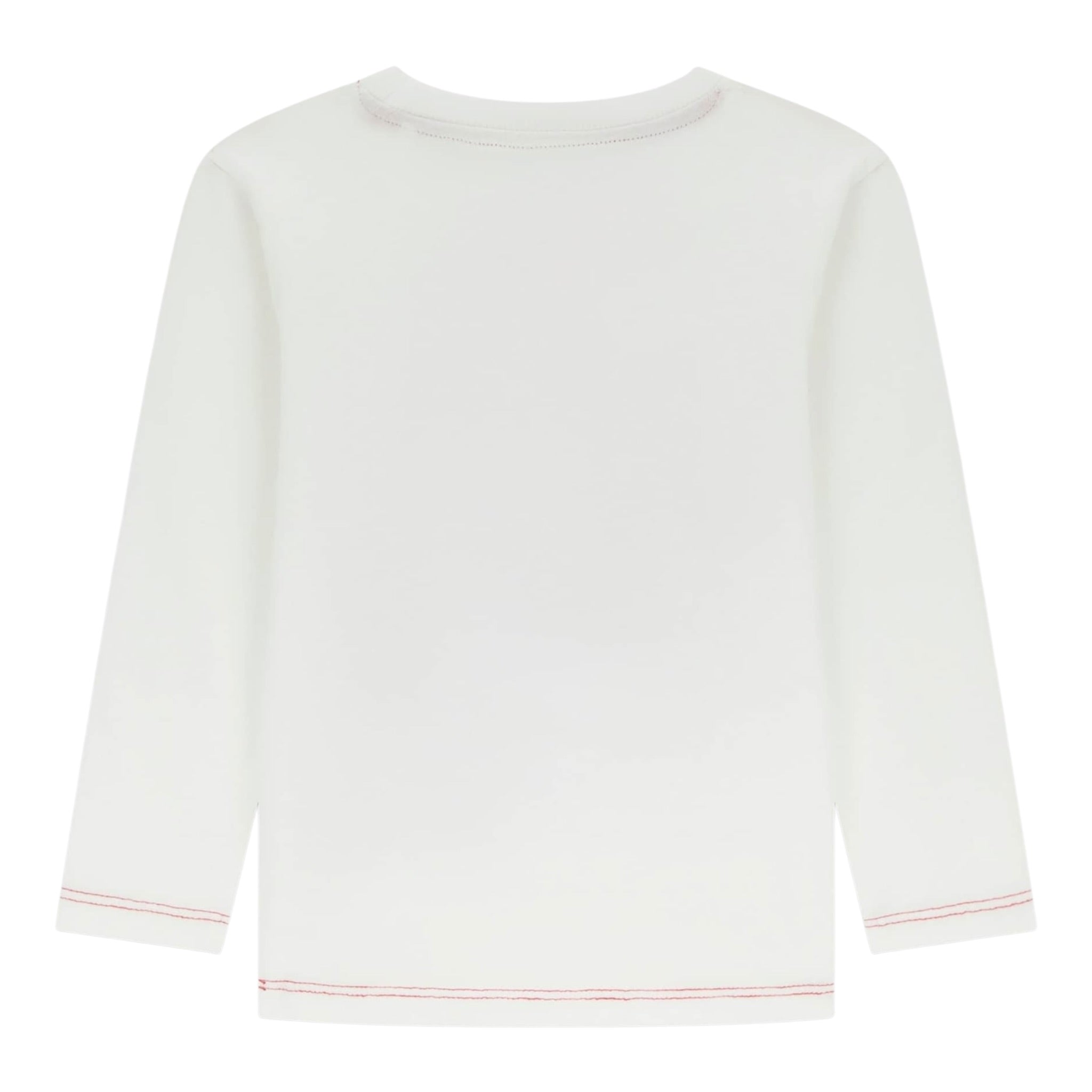 Guess Shirt tinta unita con Stampa Bianco per Neonato N5YI18K8HM0 BIANCO GUESS 