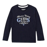 Guess Shirt tinta unita con Stampa Blu per Neonato N5YI21K8HM4X BLU GUESS 