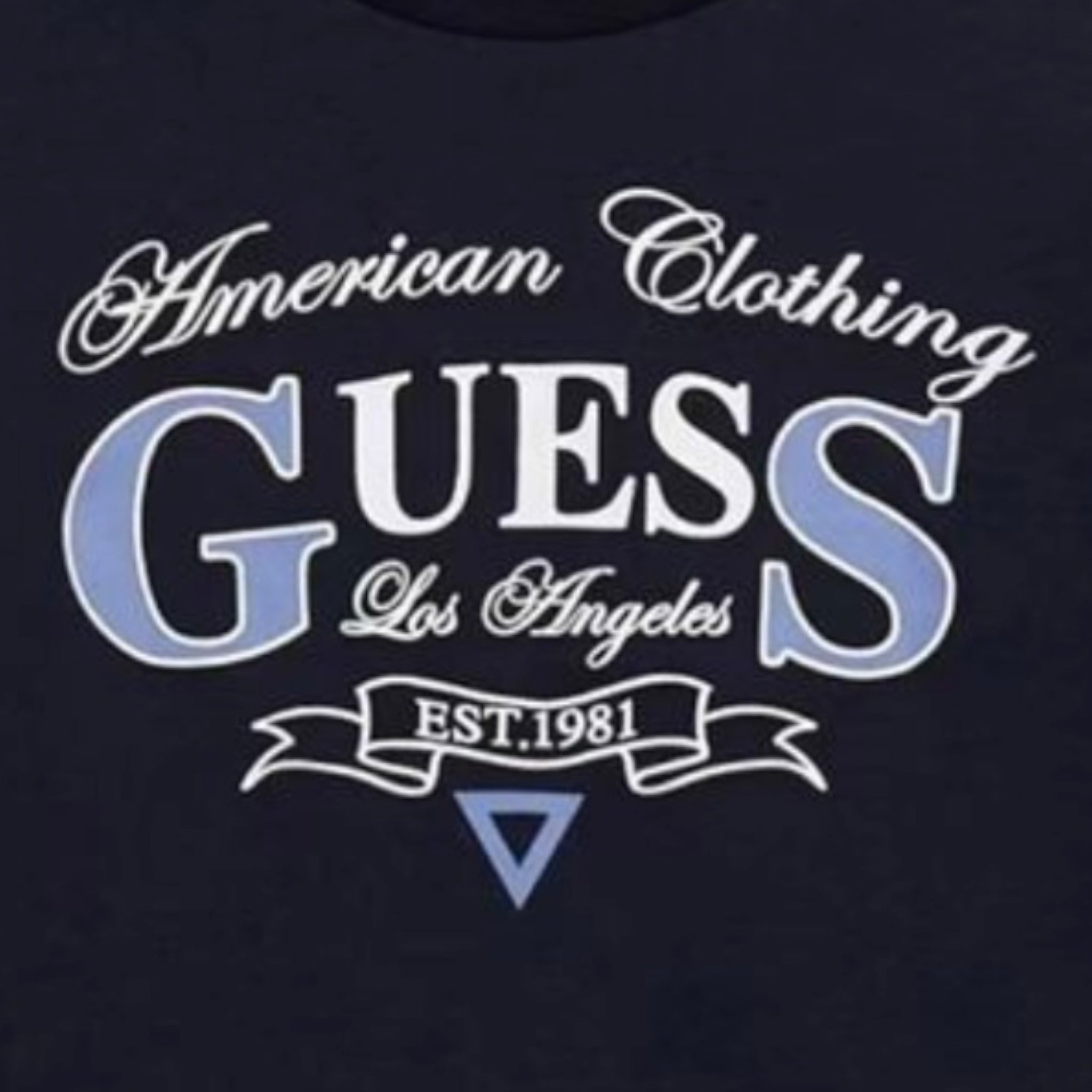 Guess Shirt tinta unita con Stampa Blu per Neonato N5YI21K8HM4XX BLU GUESS 