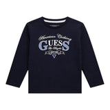 Guess Shirt tinta unita con Stampa Blu per Neonato N5YI21K8HM4XX BLU GUESS 