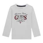 Guess Shirt tinta unita con Stampa Bianco per Bambino N5YI21K8HM4XXX BIANCO GUESS 