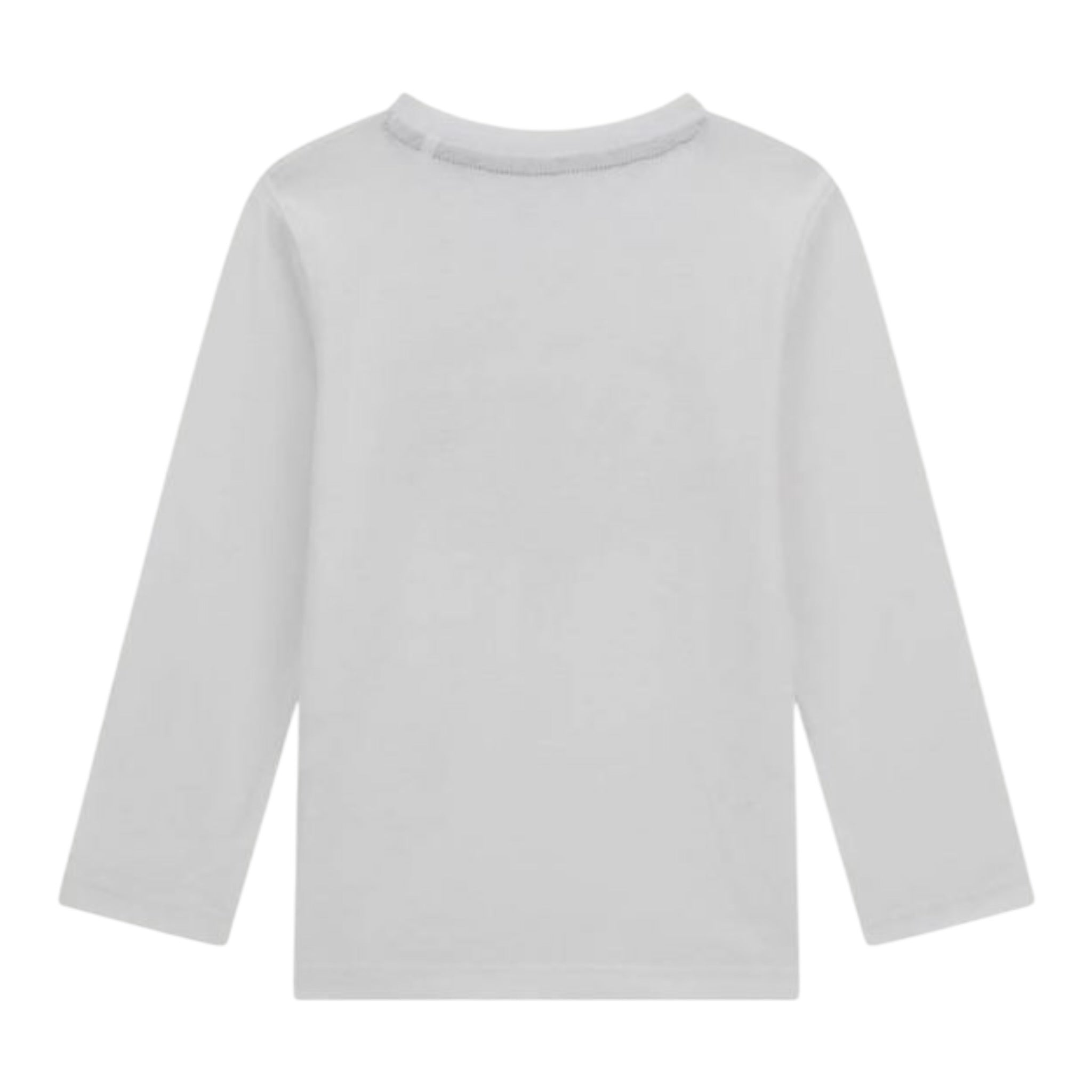 Guess Shirt tinta unita con Stampa Bianco per Neonato N5YI21K8HM4XXXN BIANCO GUESS 