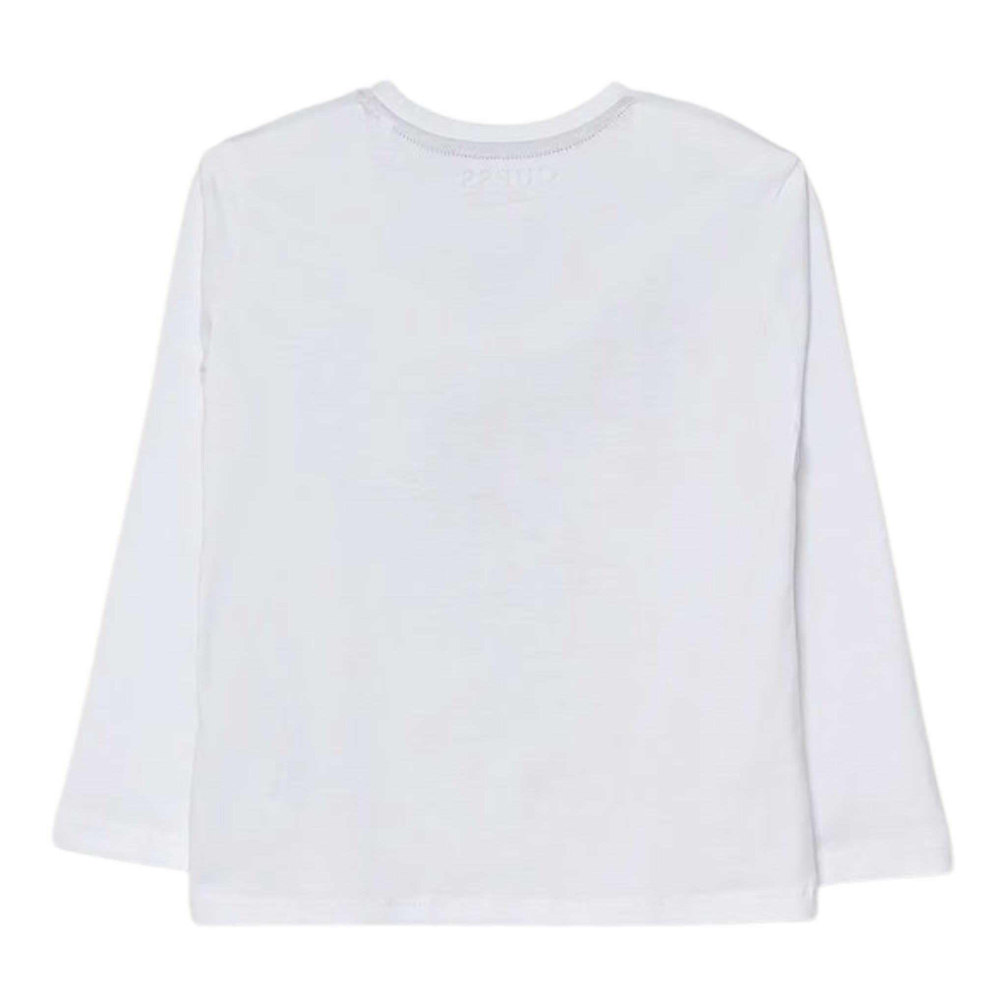 Guess Shirt tinta unita Girocollo con Stampa Bianco per Neonato N5YI23K8HM4X BIANCO GUESS 