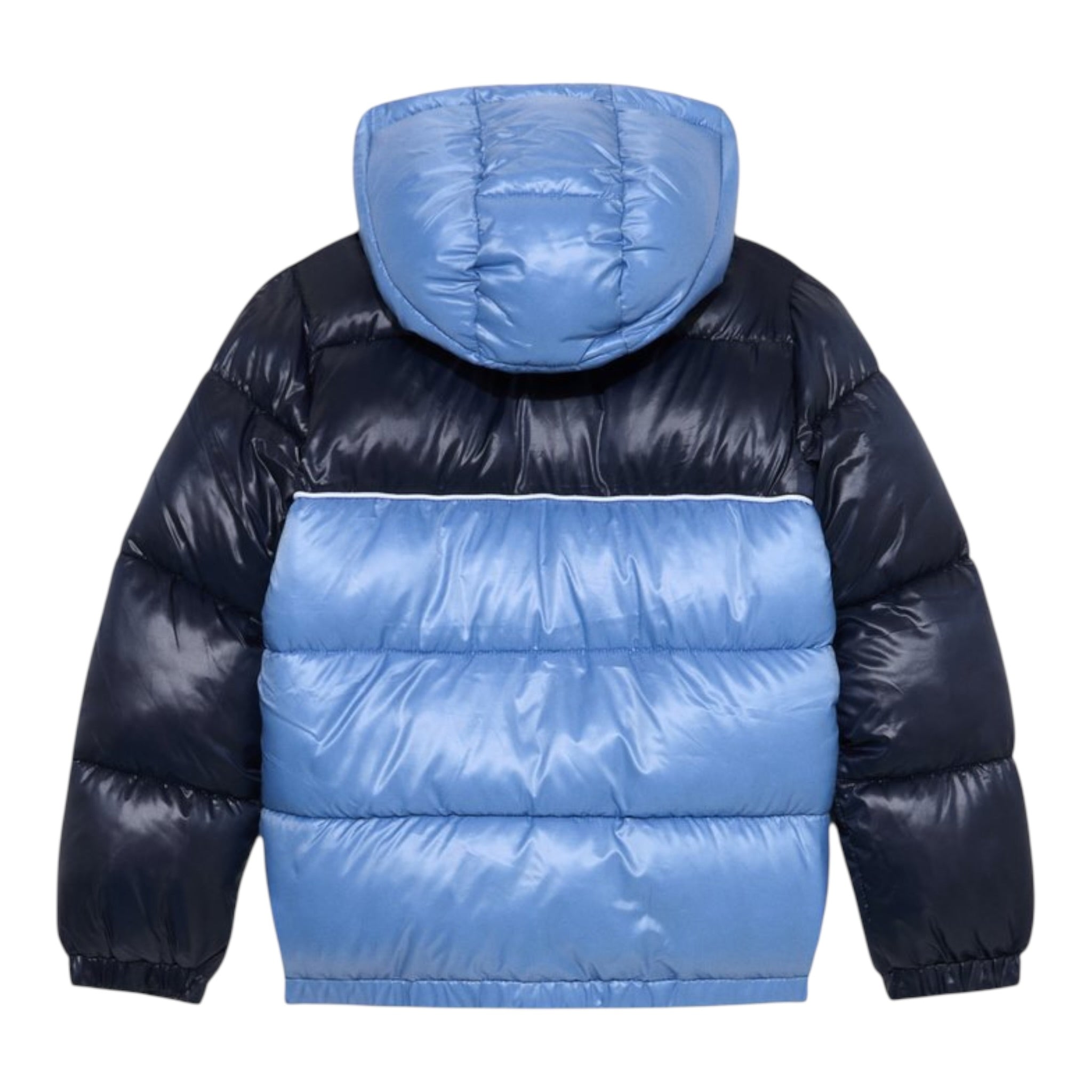 Guess Giubbino Bicolore con Cappuccio Blu per Neonato N5YL00W5GY0 BLU GUESS 