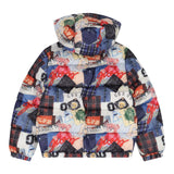 Guess Giubbino Multicolor con Zip E Cappuccio Bianco per Neonato N5YL05WEGY0 BIANCO GUESS 