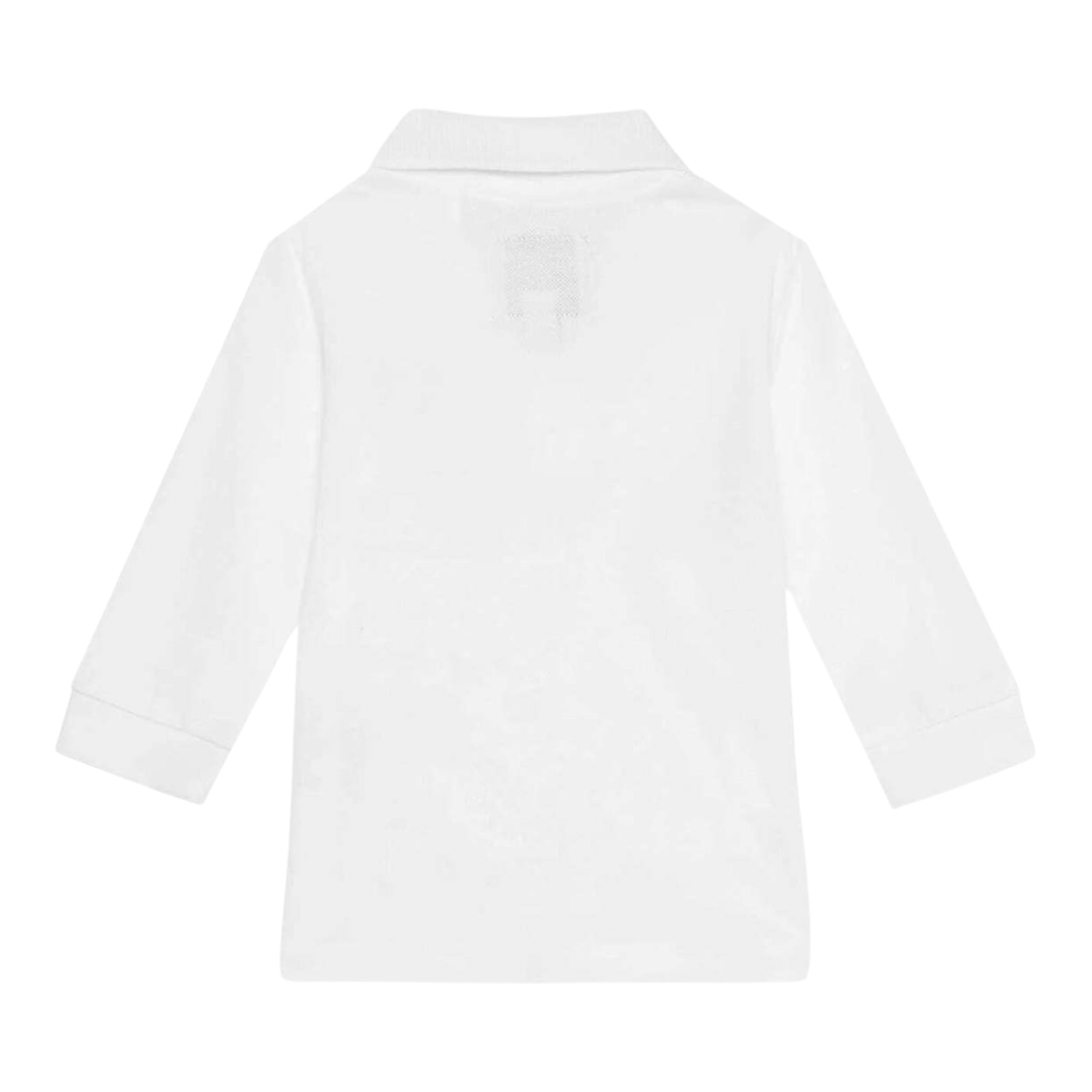Guess Polo tinta unita con Logo Bianco per Neonato N5YP00KADZ4 BIANCO GUESS 