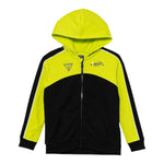 Guess Felpa Bicolore con Zip E Cappuccio Nero per Bambino N5YQ02KA6R4 NERO GUESS 
