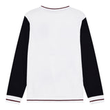 Guess Felpa Bicolore con Stampa Bianco per Neonato N5YQ07K8VA4 BIANCO GUESS 