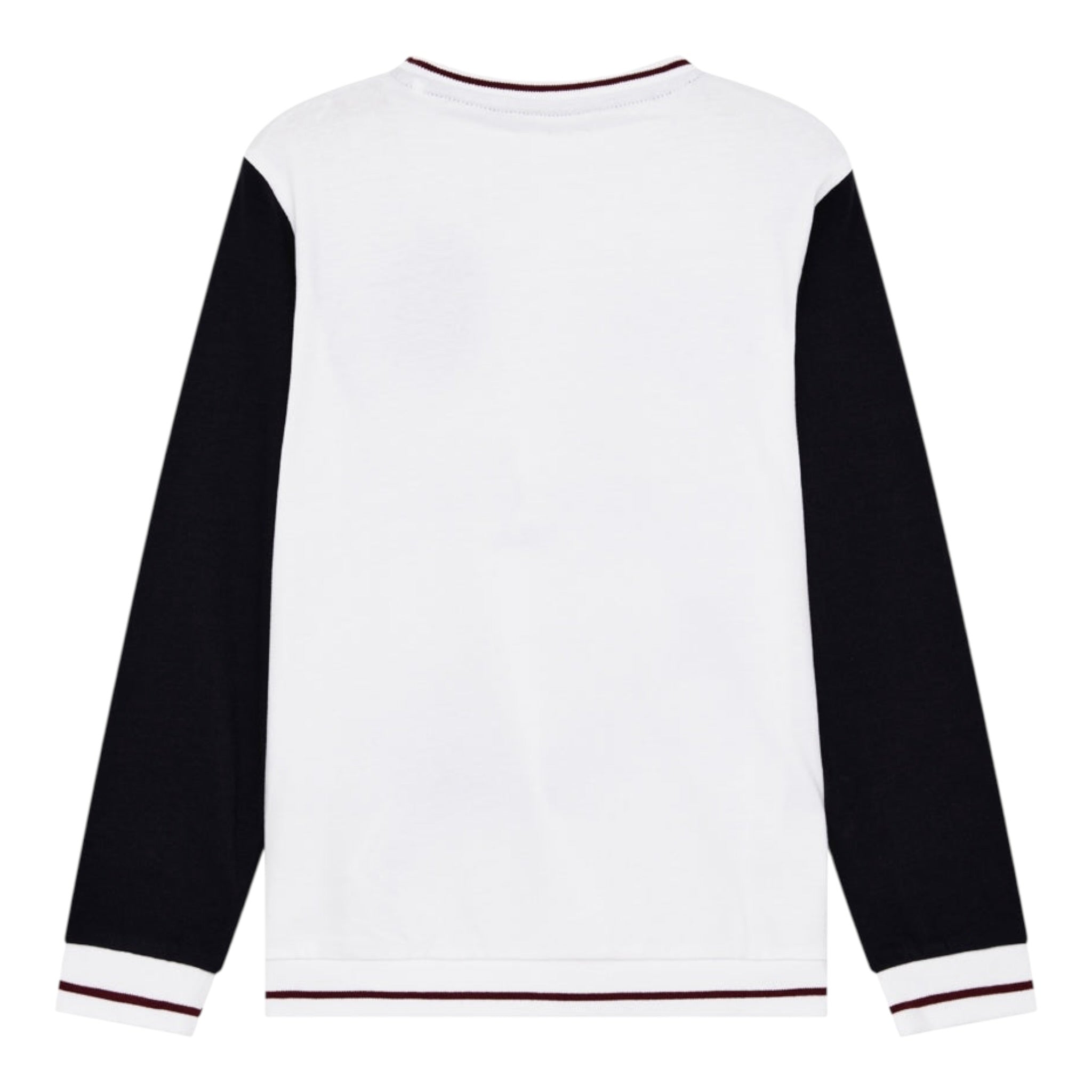 Guess Felpa Bicolore con Stampa Bianco per Neonato N5YQ07K8VA4 BIANCO GUESS 