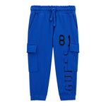 Guess Pantalone Modello Tuta tinta unita con Elastico In Vita Cobalto per Bambino N5YQ13KAD74 COBALTO GUESS 