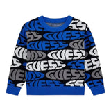 Guess Maglia tinta unita Logata Nero per Neonato N5YR00Z3GV0 NERO GUESS 