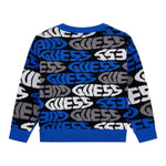 Guess Maglia tinta unita Logata Blu per Neonato N5YR00Z3GV0X BLU GUESS 