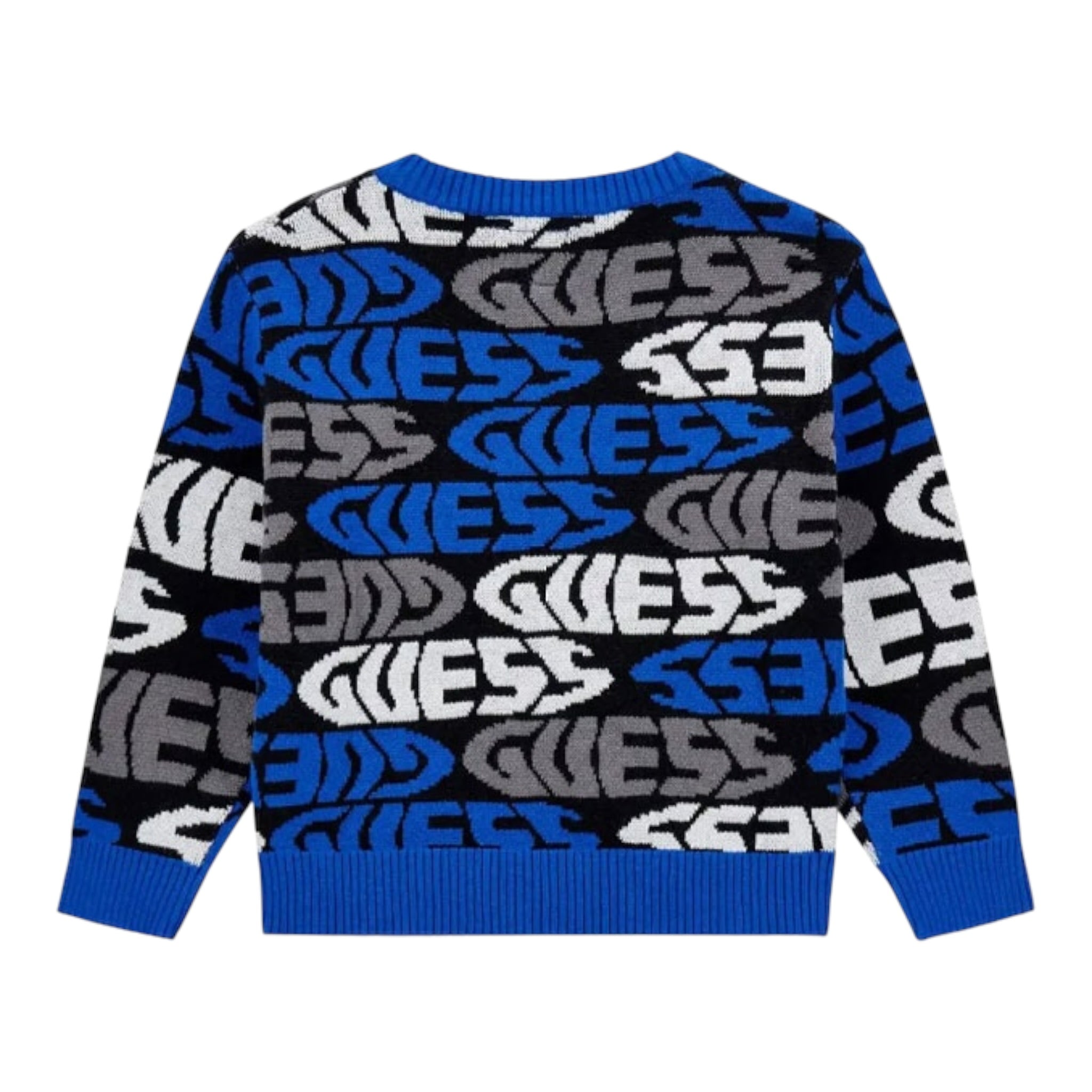Guess Maglia tinta unita Logata Blu per Neonato N5YR00Z3GV0X BLU GUESS 