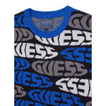 Guess Maglia tinta unita Logata Blu per Neonato N5YR00Z3GV0X BLU GUESS 