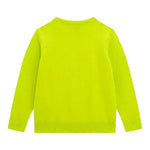 Guess Maglia tinta unita con Stampa Verde per Neonato N5YR01Z0140 VERDE GUESS 