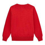 Guess Maglia Girocollo tinta unita con Ricami Rosso per Neonato N5YR03Z2VV0 ROSSO GUESS 