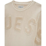 Guess Maglia tinta unita con Ricami Panna per Bambino N5YR05Z3OK1 PANNA GUESS 