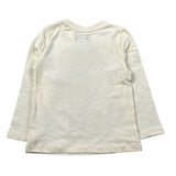 Guess Shirt Girocollo tinta unita con Stampa Panna per Neonato N63I4430IO9 PANNA GUESS 
