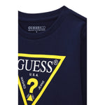 Guess Felpa tinta unita con Stampa Blu per Neonato N73Q10KAUG0 BLU GUESS 