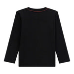 Guess Shirt tinta unita con Stampa Nero per Neonato N84I24K5M20 NERO GUESS 