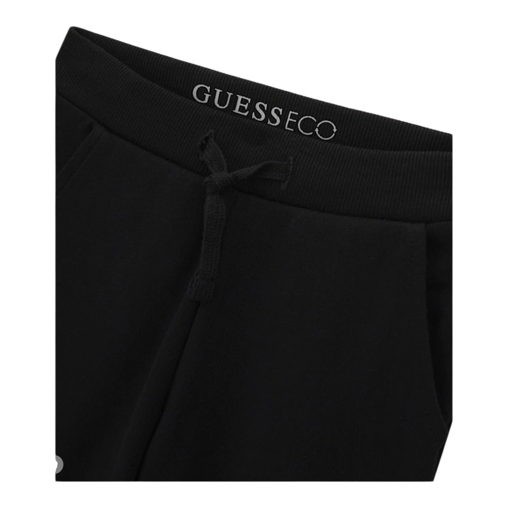 Guess Pantalone Modello Tuta con Logo Nero per Neonato N93Q17KAUG0 NERO GUESS 