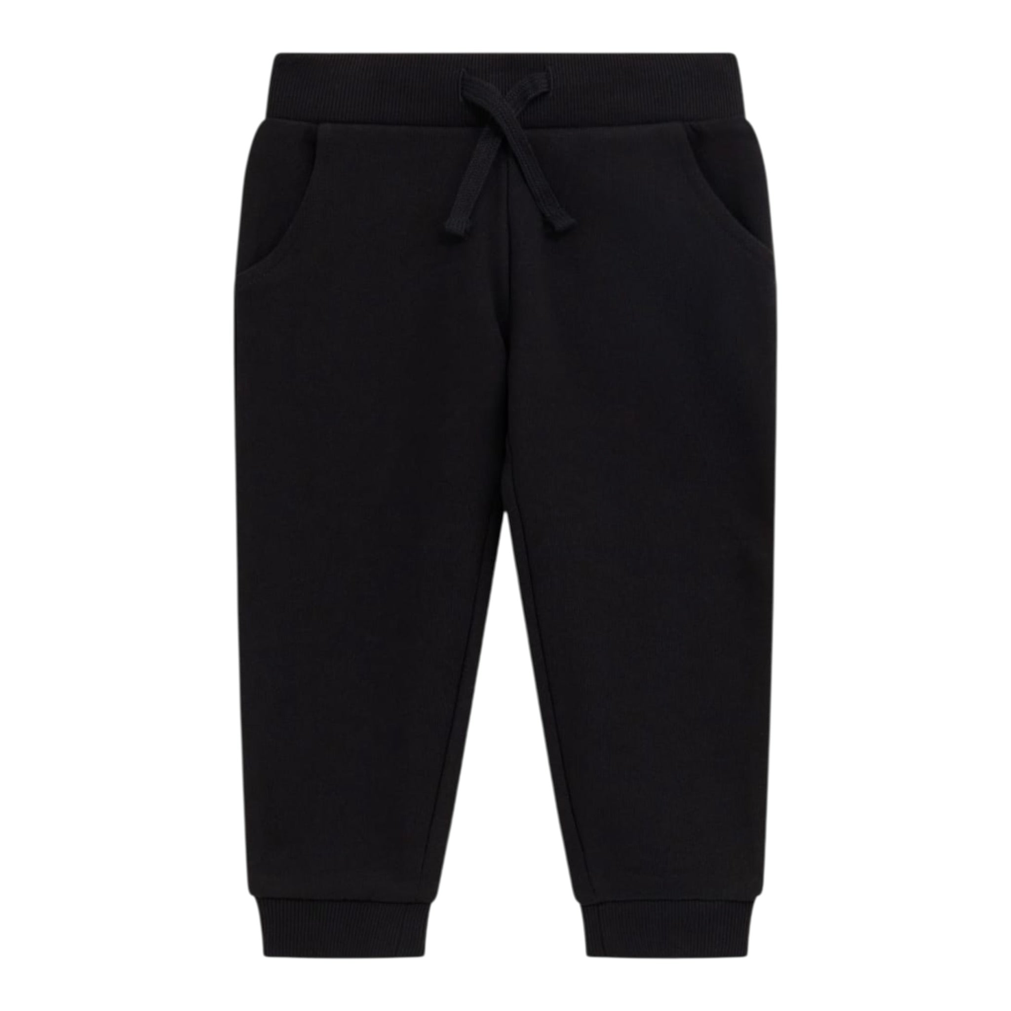 Guess Pantalone Modello Tuta con Logo Nero per Neonato N93Q17KAUG0 NERO GUESS 