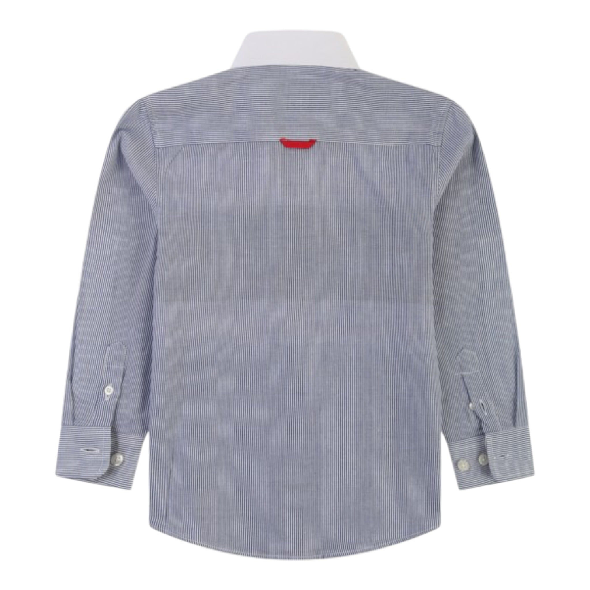 Harmont & Blaine Camicia Manica Lunga Fantasia A Righe Blu per Bambino 202JC010 BLU HARMONT & BLAINE 