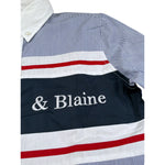 Harmont & Blaine Camicia Manica Lunga Fantasia A Righe Blu per Bambino 202JC010 BLU HARMONT & BLAINE 