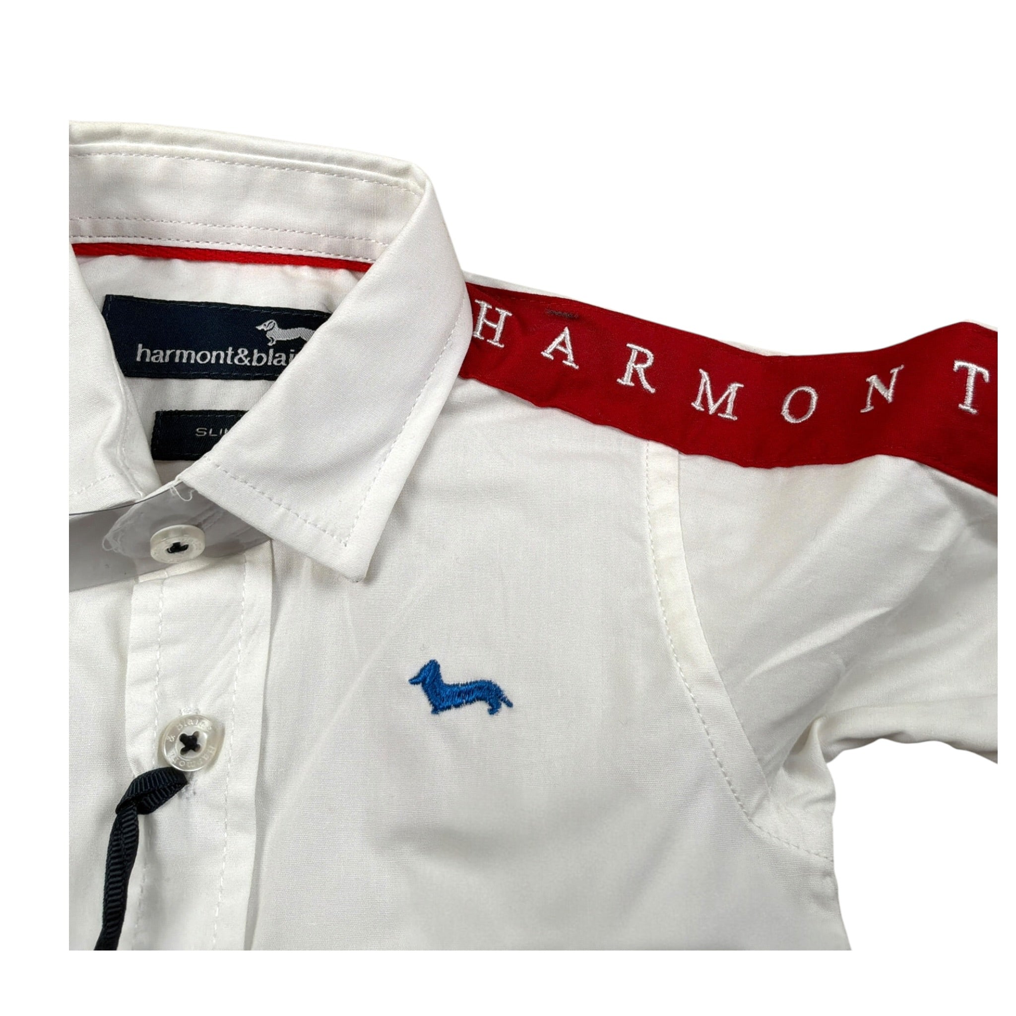 Harmont & Blaine Camicia Manica Lunga tinta unita Bianco per Neonato 202JMC003 BIANCO HARMONT & BLAINE 