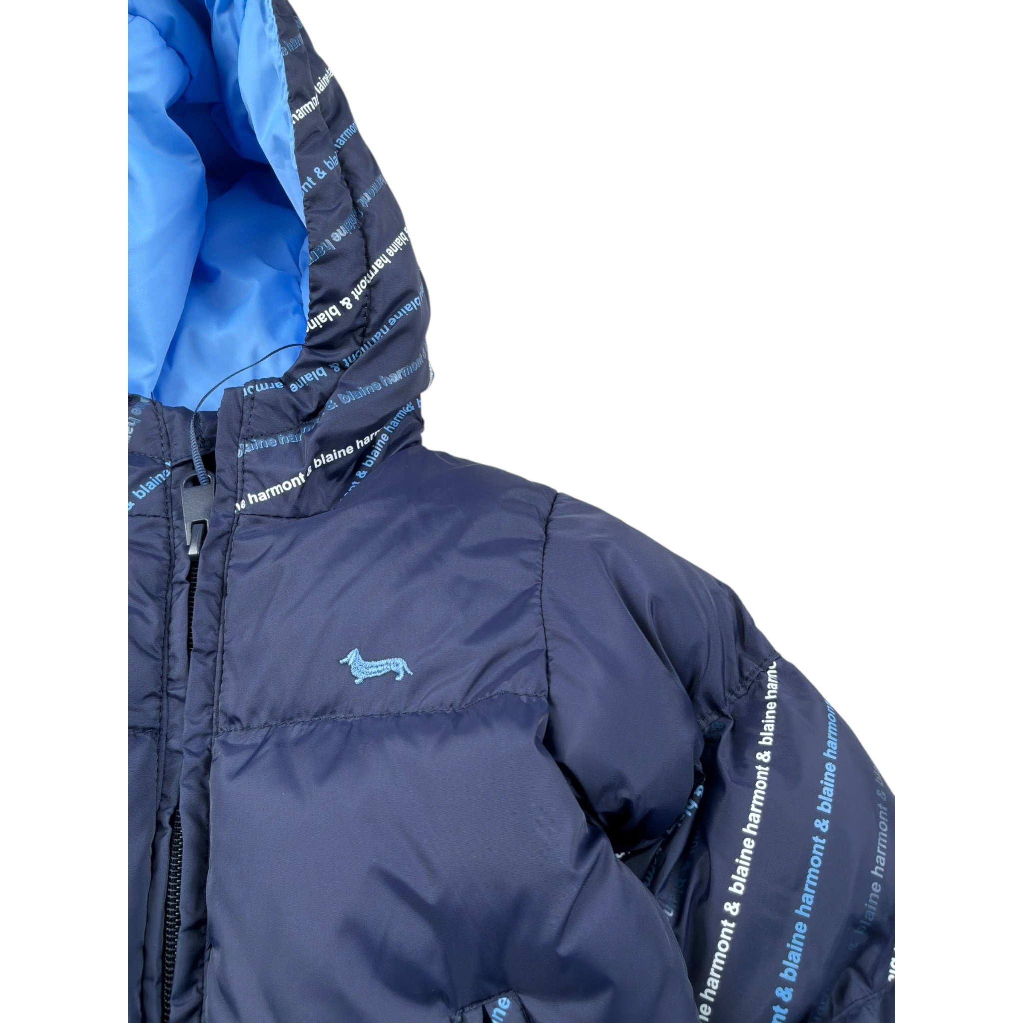 Harmont & Blaine Giubbino tinta unita con Cappuccio Blu per Neonato 241TJKN002 BLU HARMONT & BLAINE 